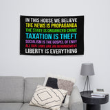 In This House Libertarian Version Flag - Libertarian Country