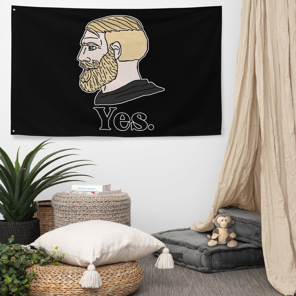 Yes Chad Meme Flag - Libertarian Country