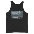 Answers That Cannot Be Questioned Premium Tank Top