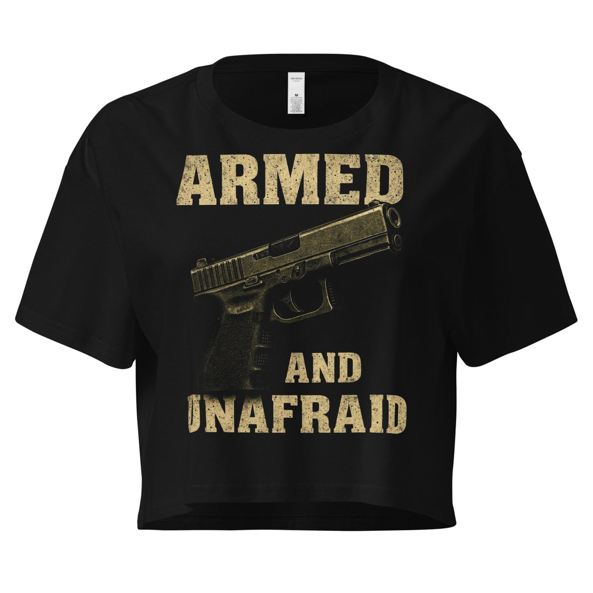 Armed and Unafraid Women's Crop Top