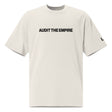 Audit The Empire // Oversized Garment - Dyed Embroidered Tee