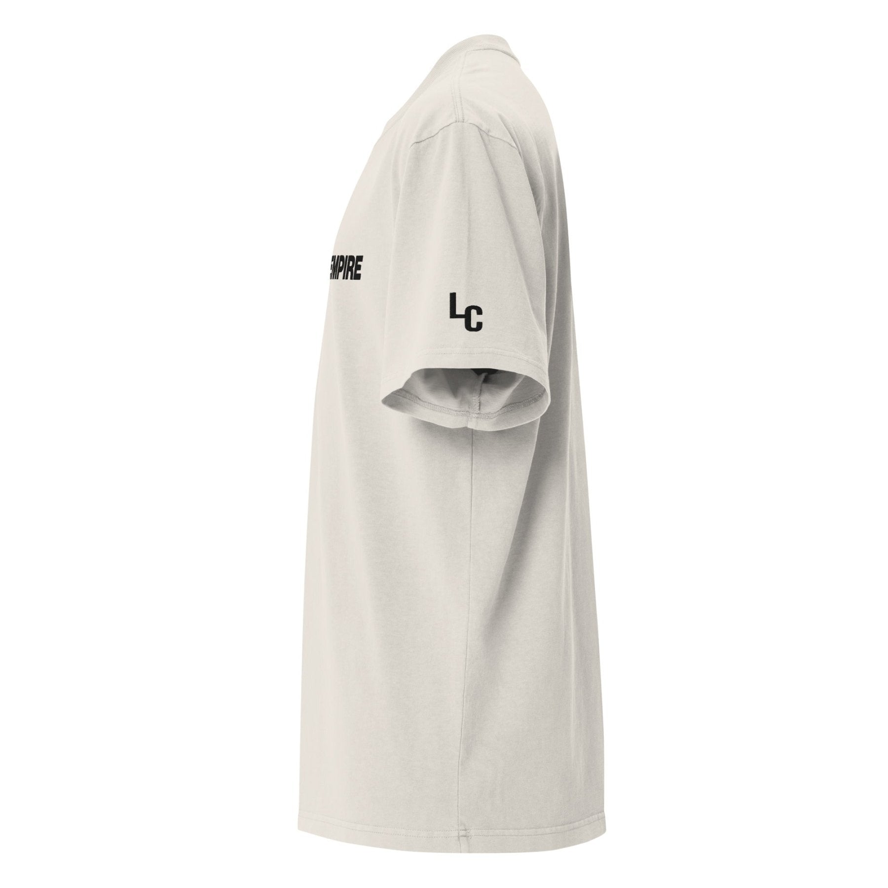 Audit The Empire // Oversized Garment - Dyed Embroidered Tee