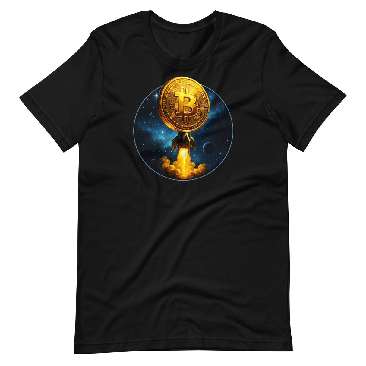 Bitcoin Rocket Coin Shirt