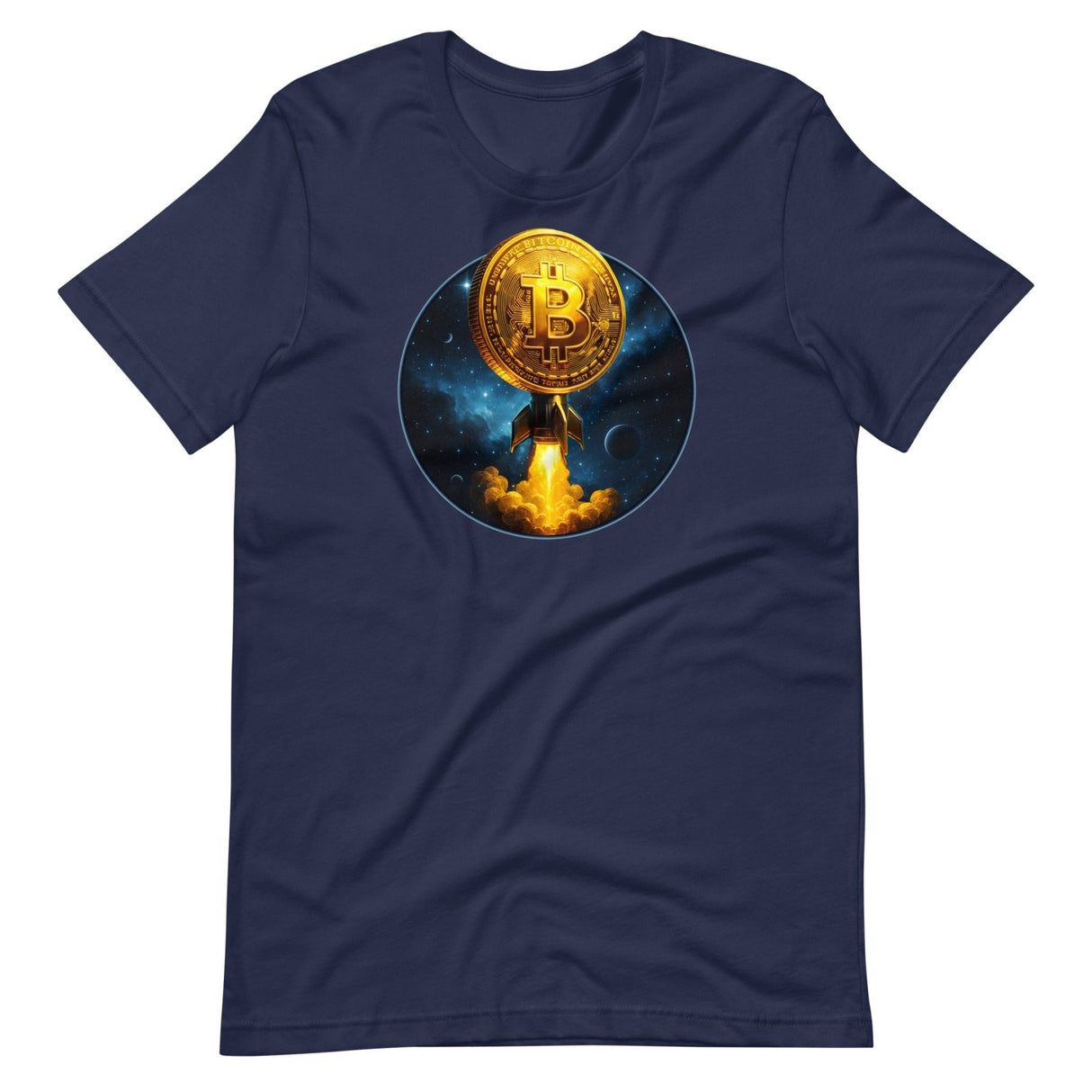 Bitcoin Rocket Coin Shirt