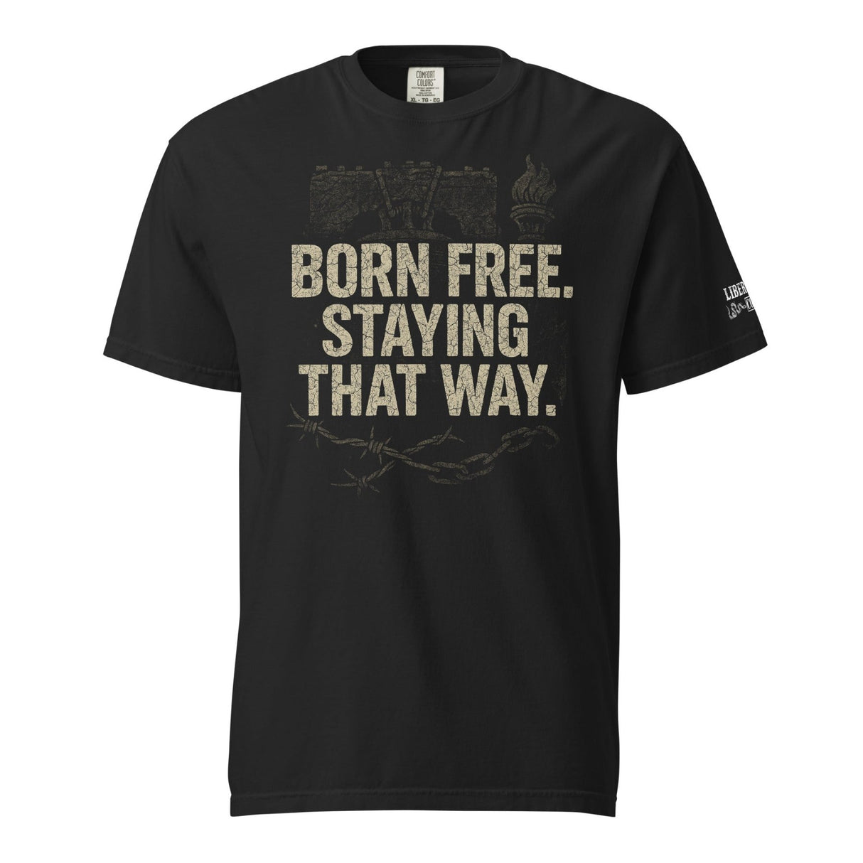 Born Free Staying That Way Garment - Dyed Heavyweight Shirt