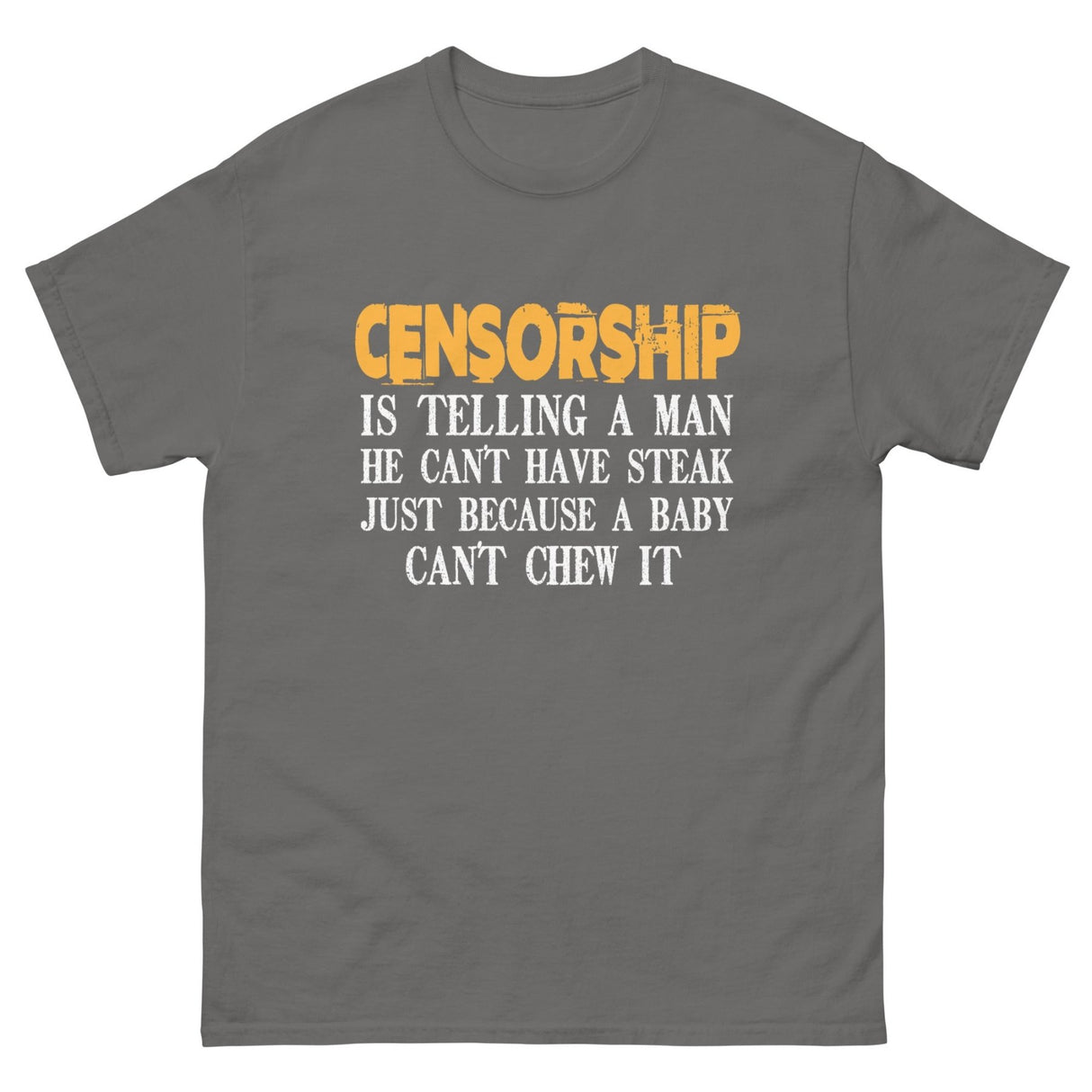Censorship Steak Heavy Cotton Shirt
