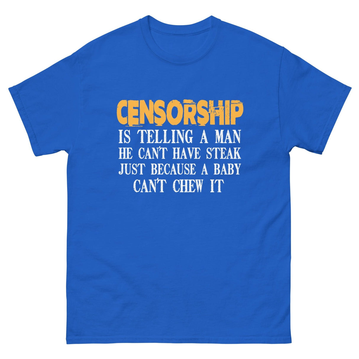 Censorship Steak Heavy Cotton Shirt