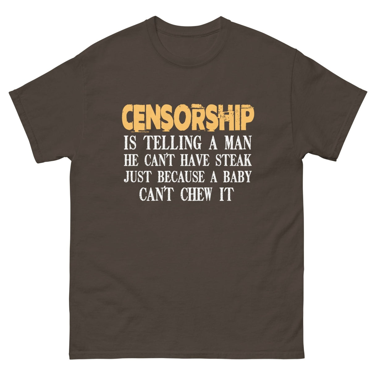 Censorship Steak Heavy Cotton Shirt