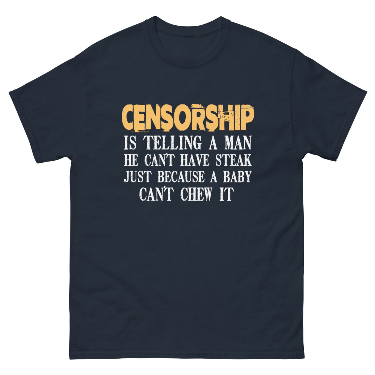 Censorship Steak Heavy Cotton Shirt