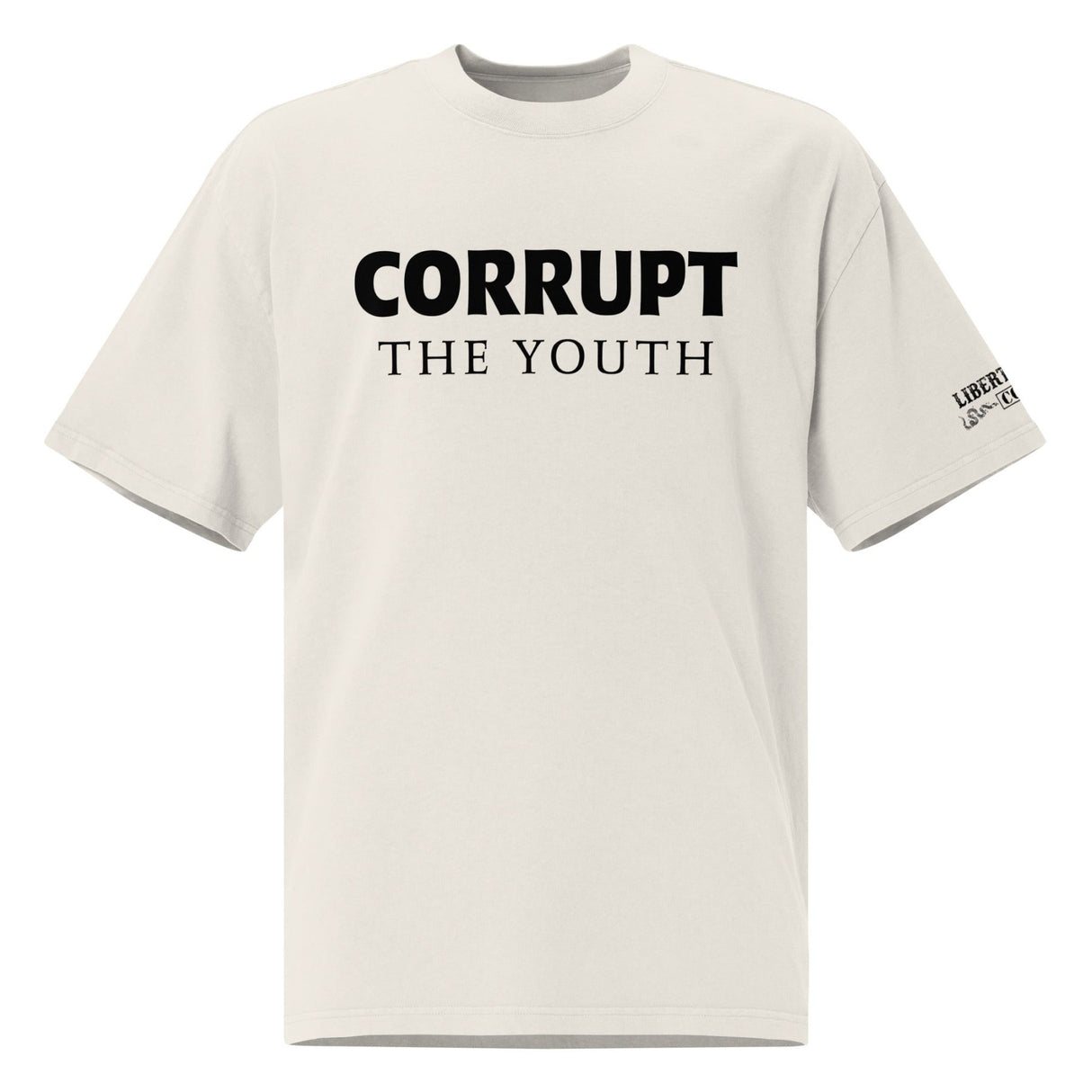 CORRUPT THE YOUTH // MAKE THEM THINK Oversized Tee