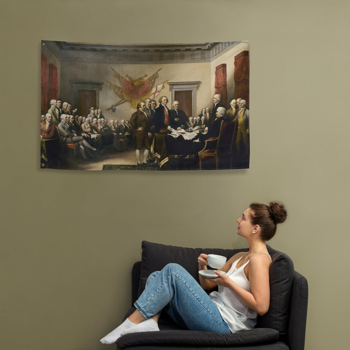 Declaration of Independence Flag