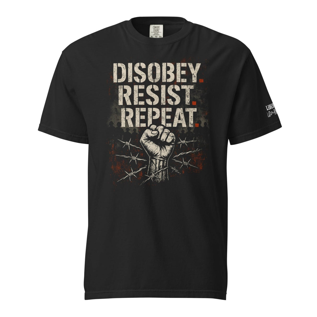 Disobey Resist Repeat Garment - Dyed Heavyweight Shirt