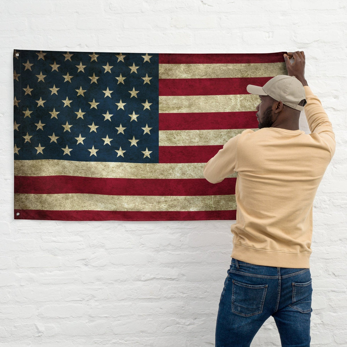 Distressed American Flag