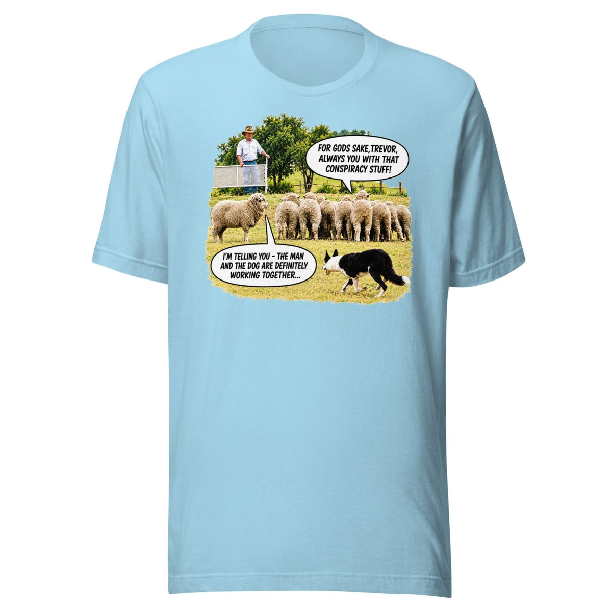 Dog Sheep Conspiracy Meme Shirt