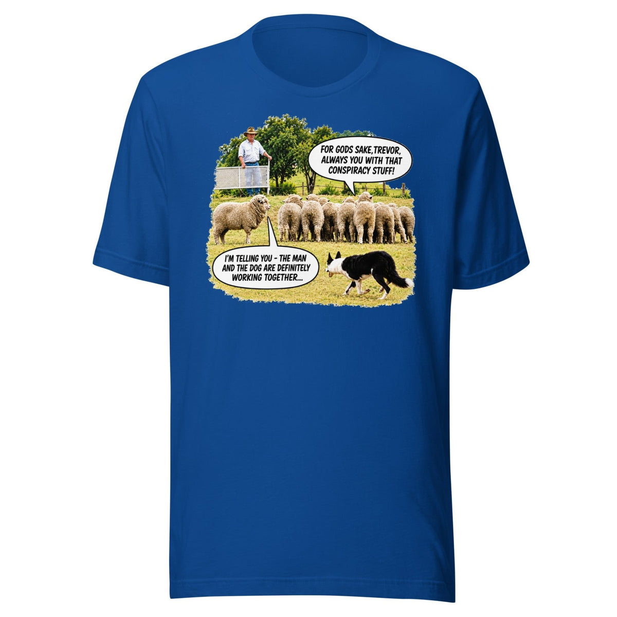 Dog Sheep Conspiracy Meme Shirt