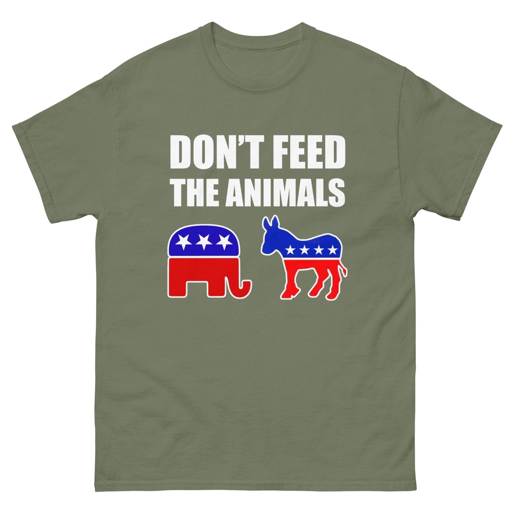 Don't Feed The Animals Heavy Cotton Shirt