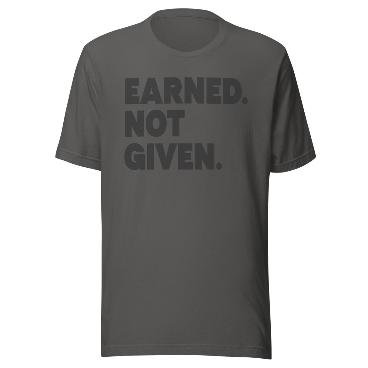 Earned Not Given Gym Shirt