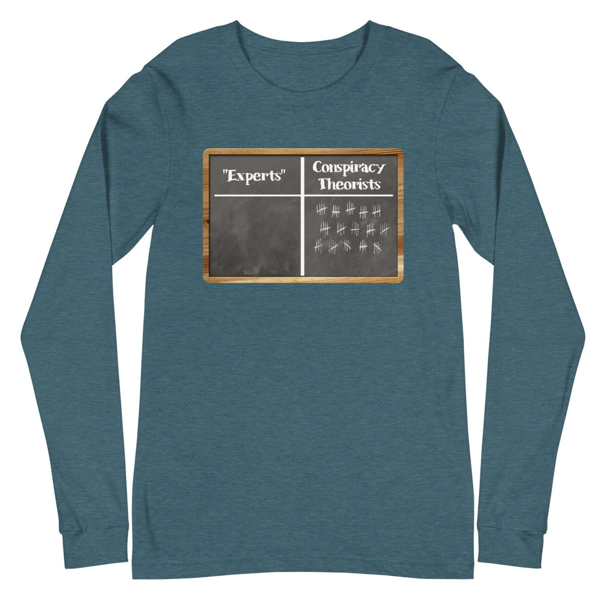 Experts Vs Conspiracy Theorists Long Sleeve Shirt