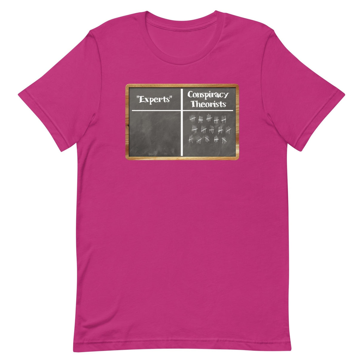 Experts Vs Conspiracy Theorists Scoreboard Shirt