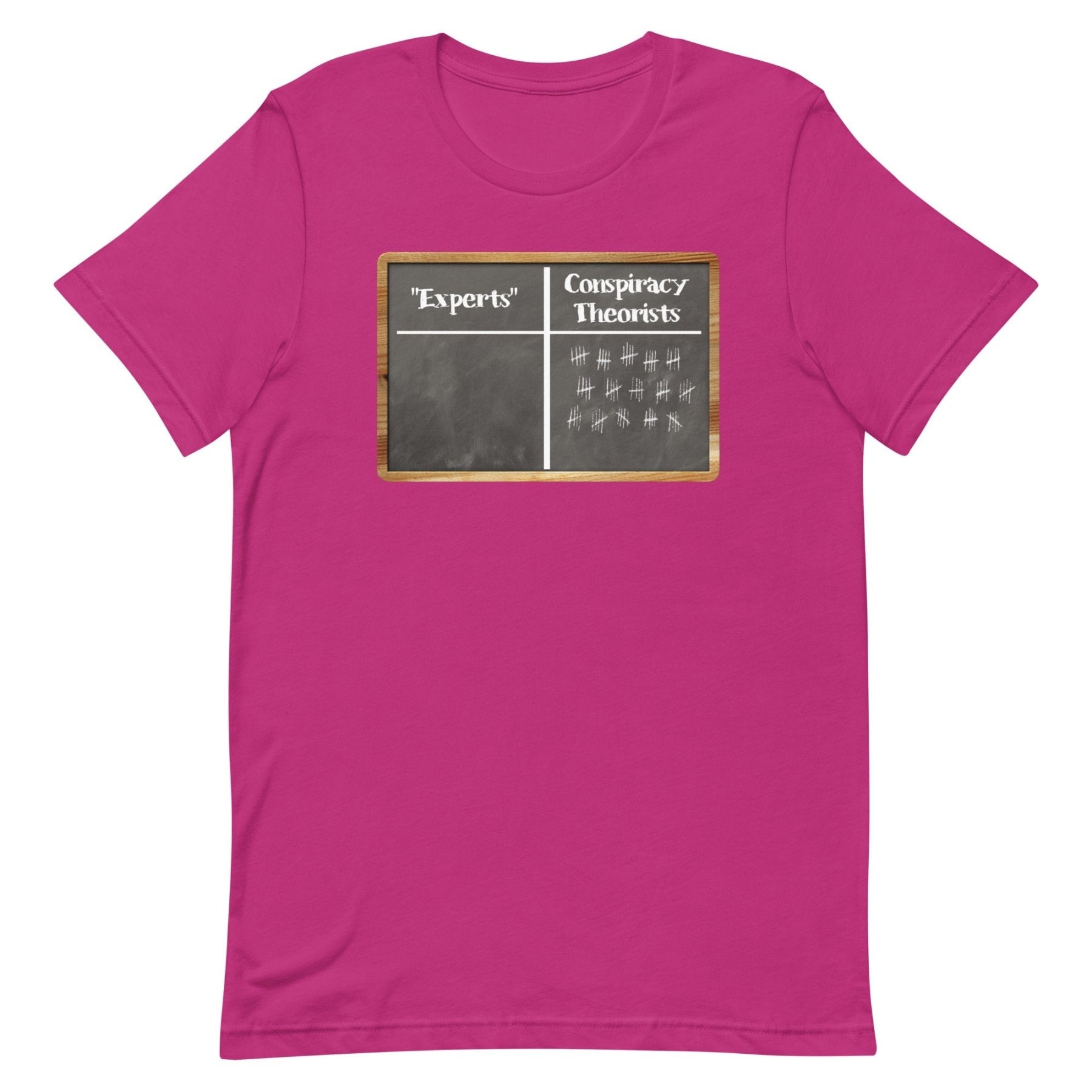 Experts Vs Conspiracy Theorists Scoreboard Shirt