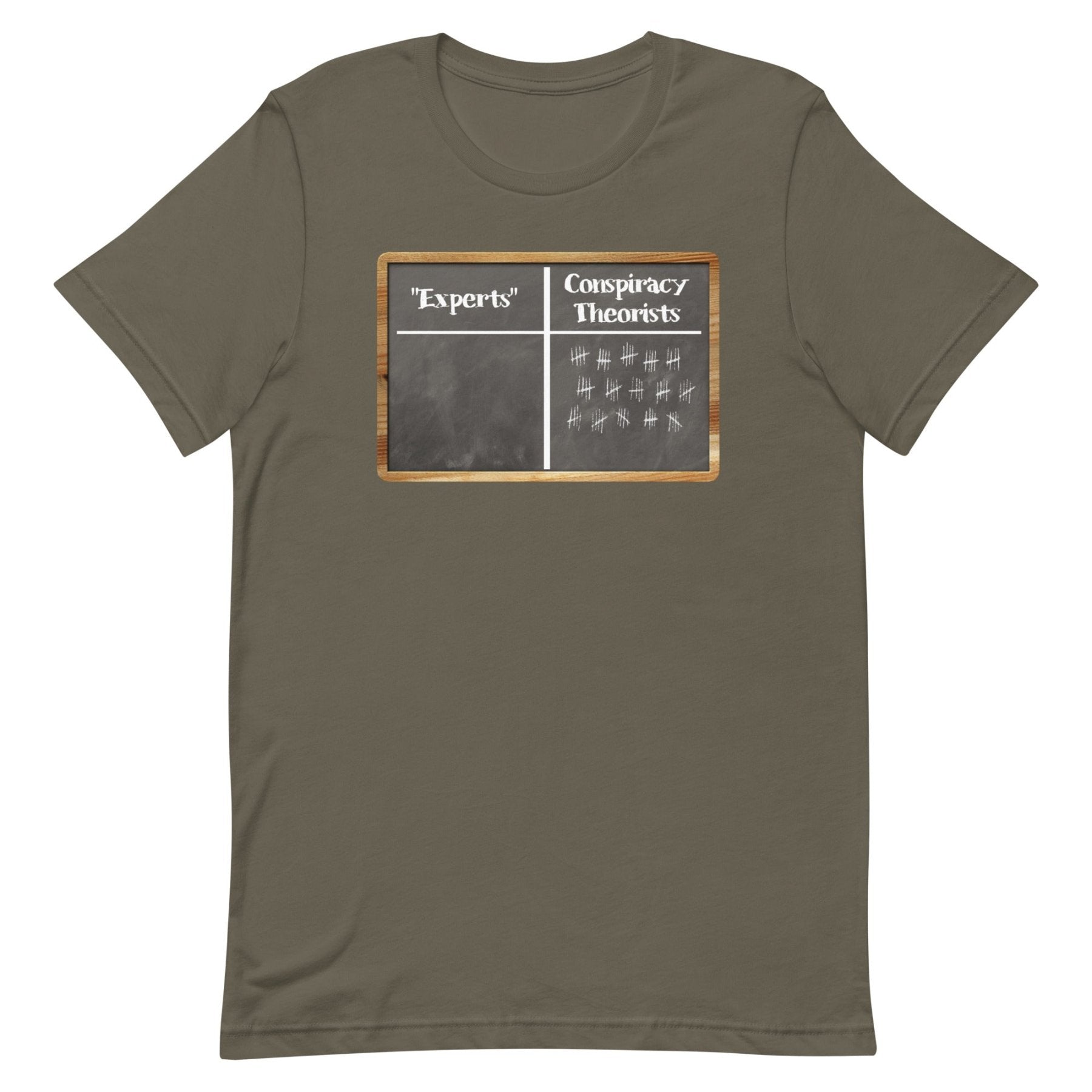 Experts Vs Conspiracy Theorists Scoreboard Shirt
