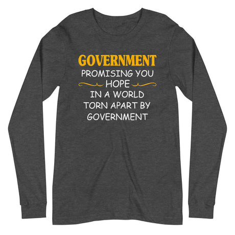 Government Promising Hope Premium Long Sleeve Shirt