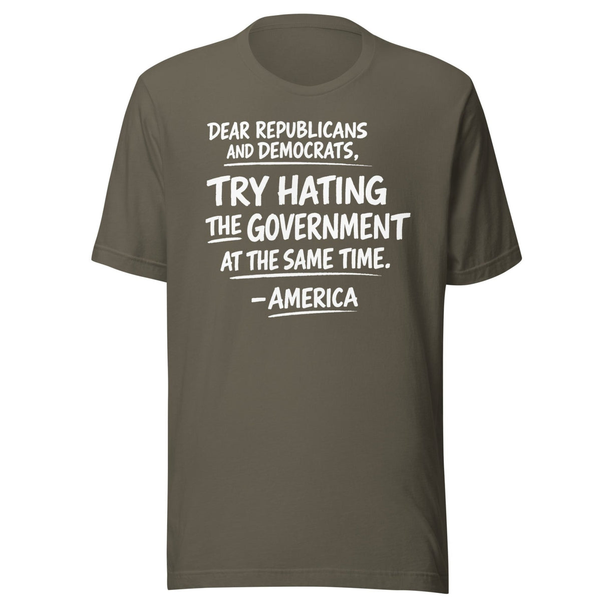 Hate The Government At The Same Time Shirt