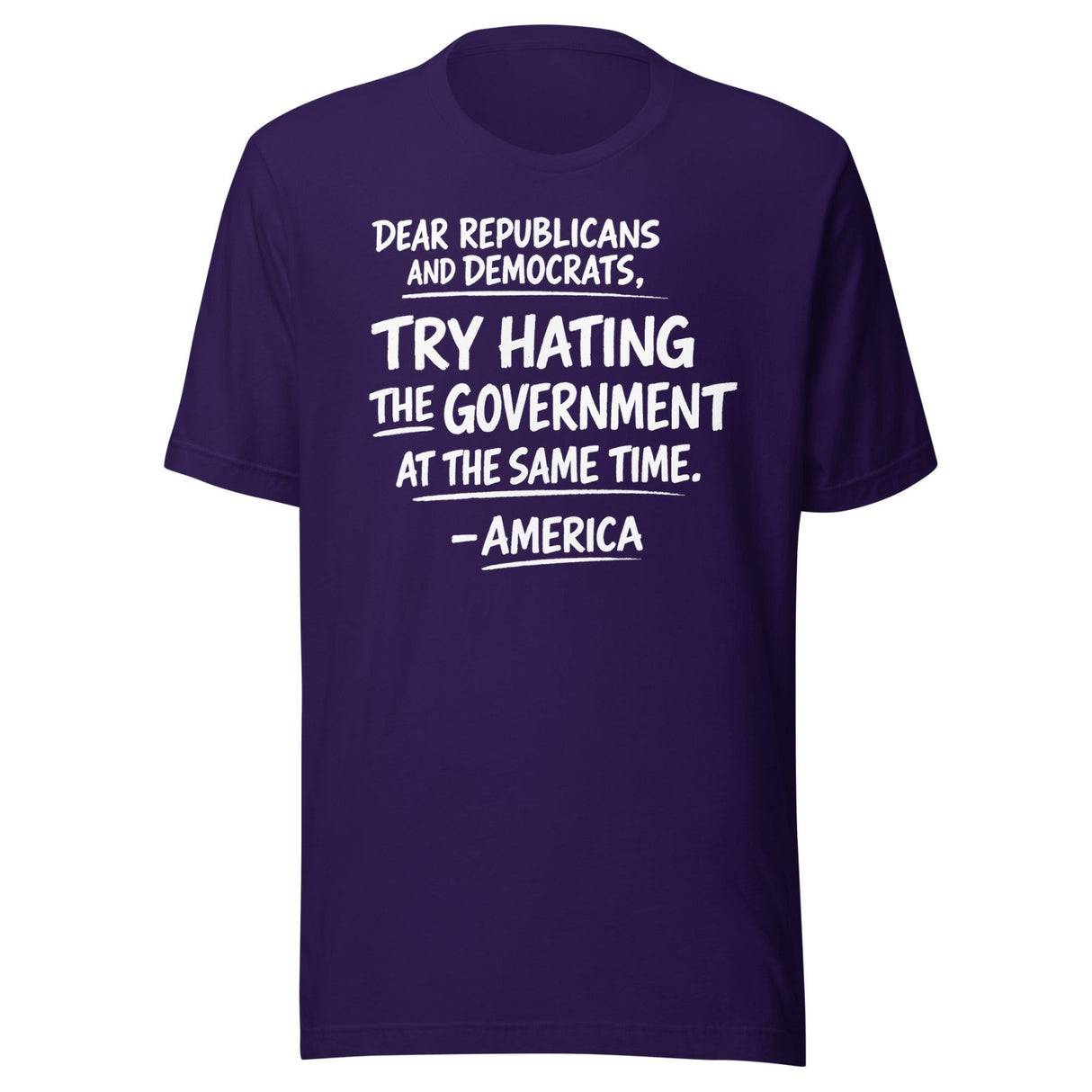 Hate The Government At The Same Time Shirt