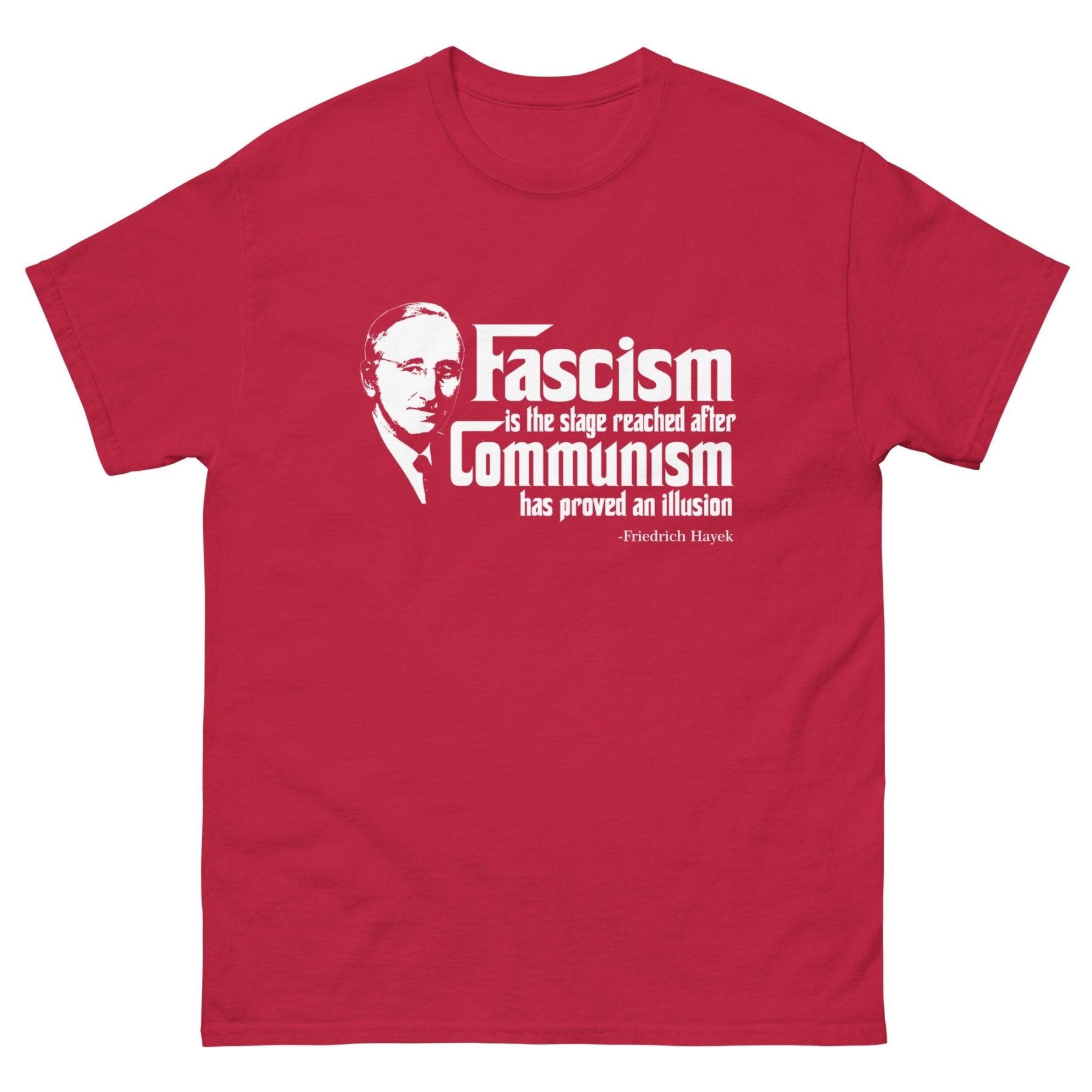 Hayek Anti - Communism Heavy Cotton Shirt