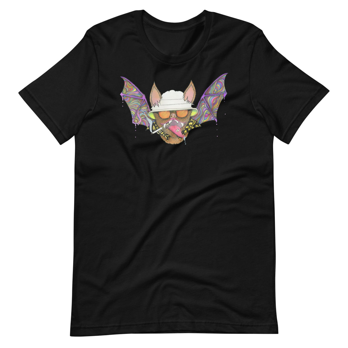 Hunter S. Thompson Psychedelic Bat Shirt