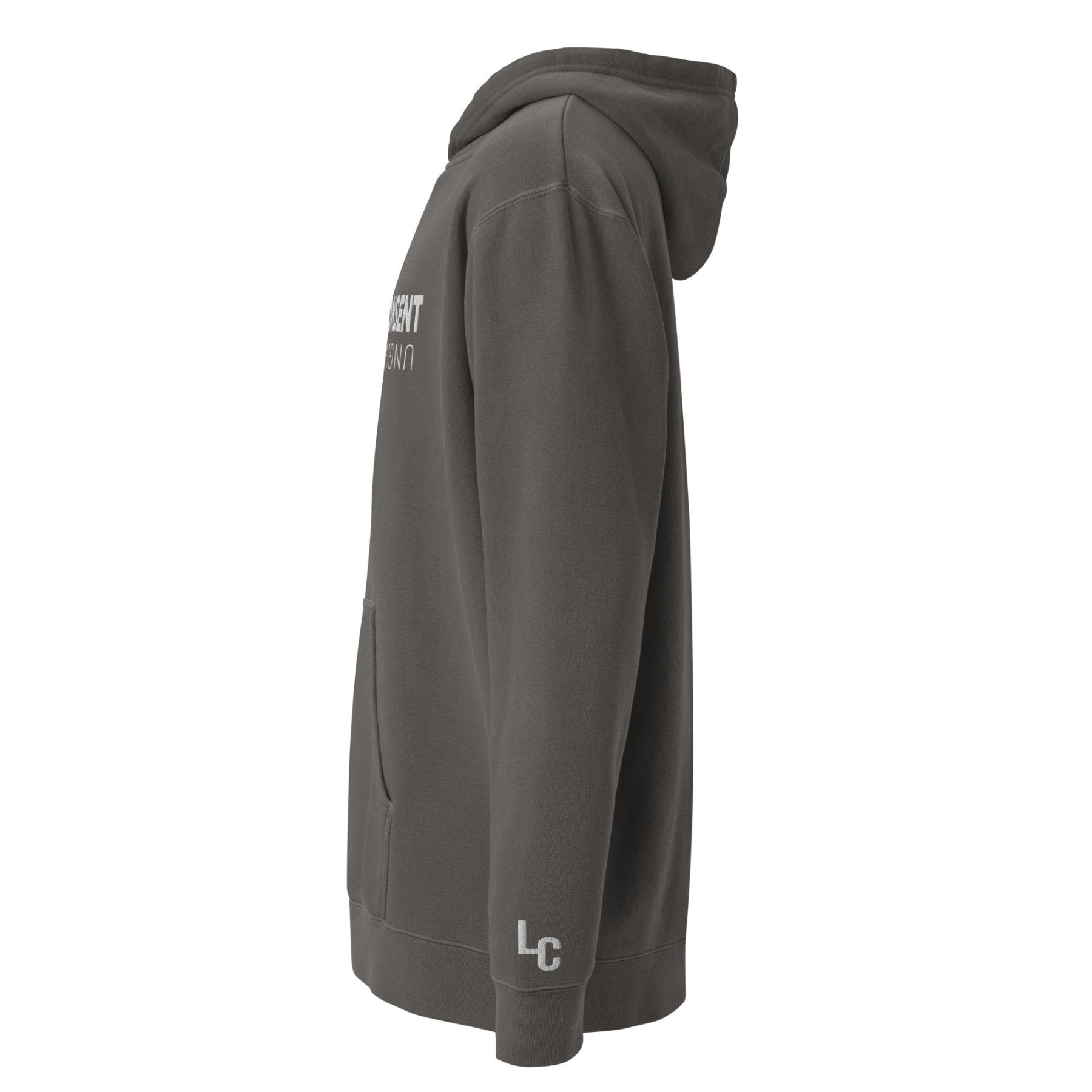 I DO NOT CONSENT // UNGOVERNABLE Pigment - Dyed Embroidered Hoodie