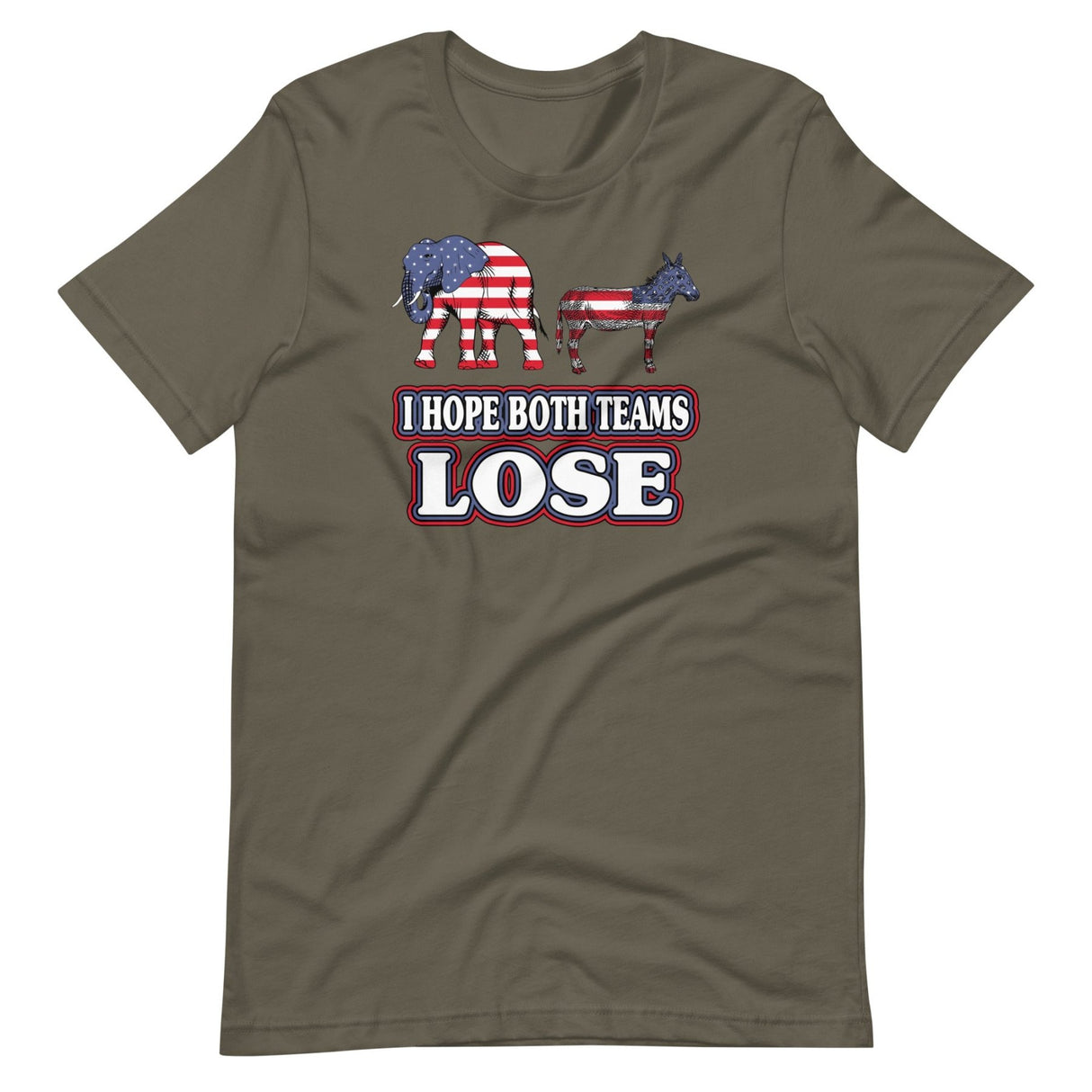 I Hope Both Teams Lose Political Shirt
