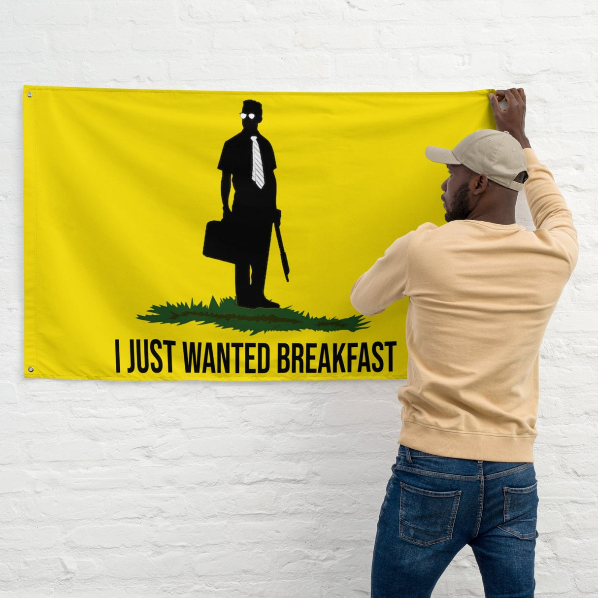 I Just Wanted Breakfast Flag