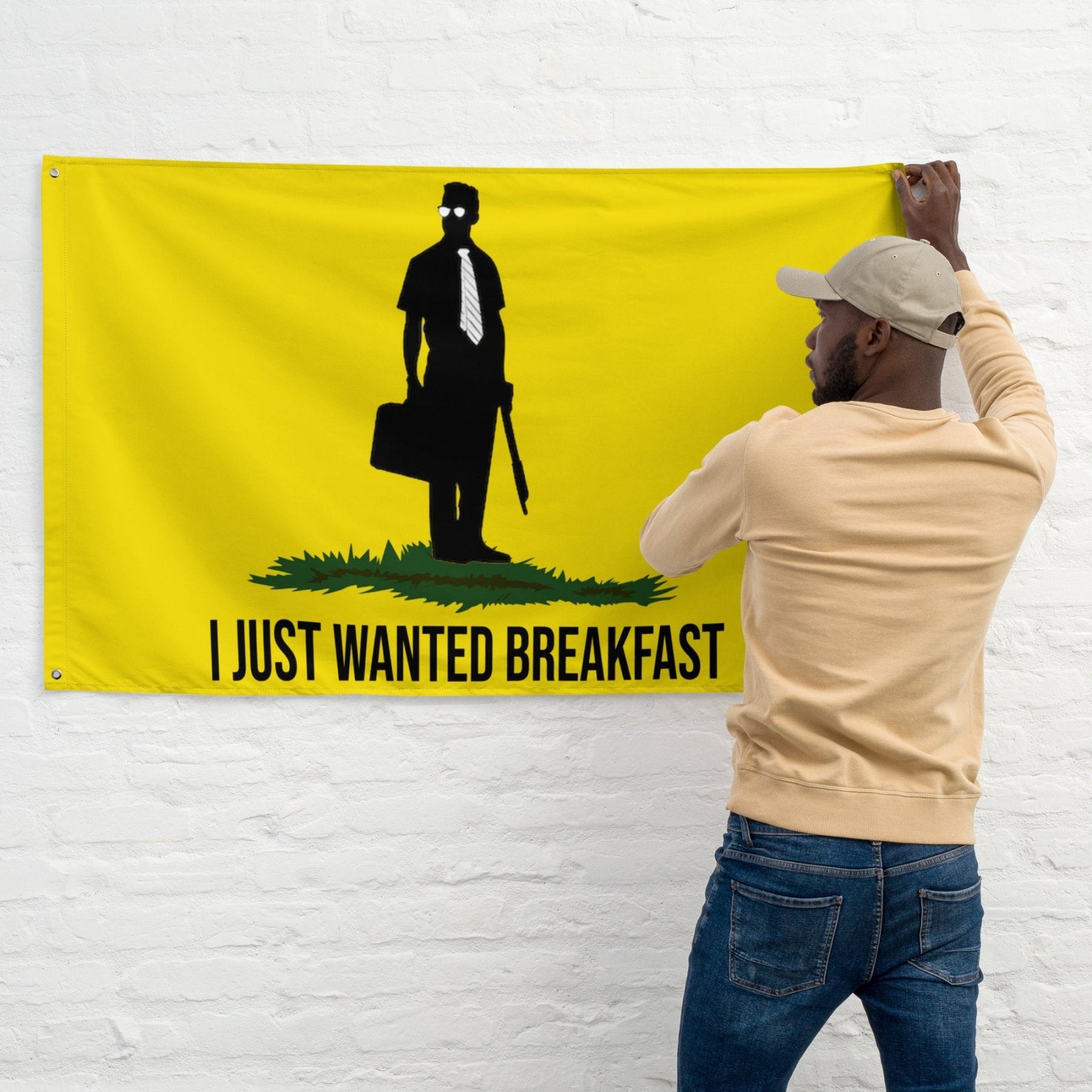 I Just Wanted Breakfast Flag