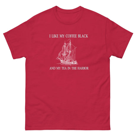 I Like My Coffee Black and Tea in the Harbor Heavy Cotton Shirt