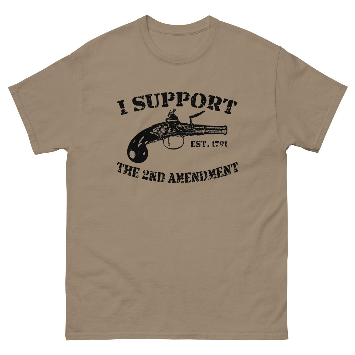 I Support The Second Amendment Heavy Cotton Shirt