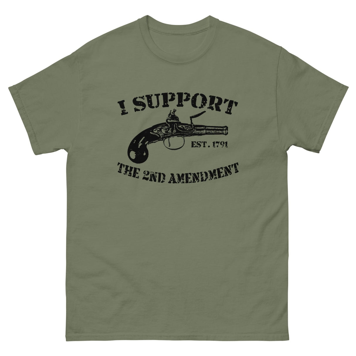 I Support The Second Amendment Heavy Cotton Shirt