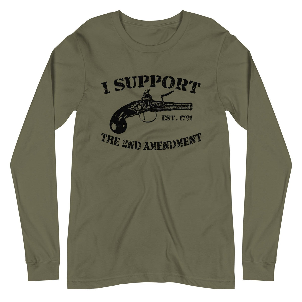 I Support The Second Amendment Long Sleeve Shirt