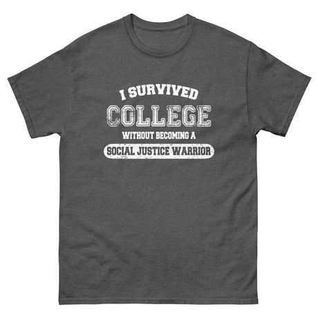 I Survived College SJW Heavy Cotton Shirt