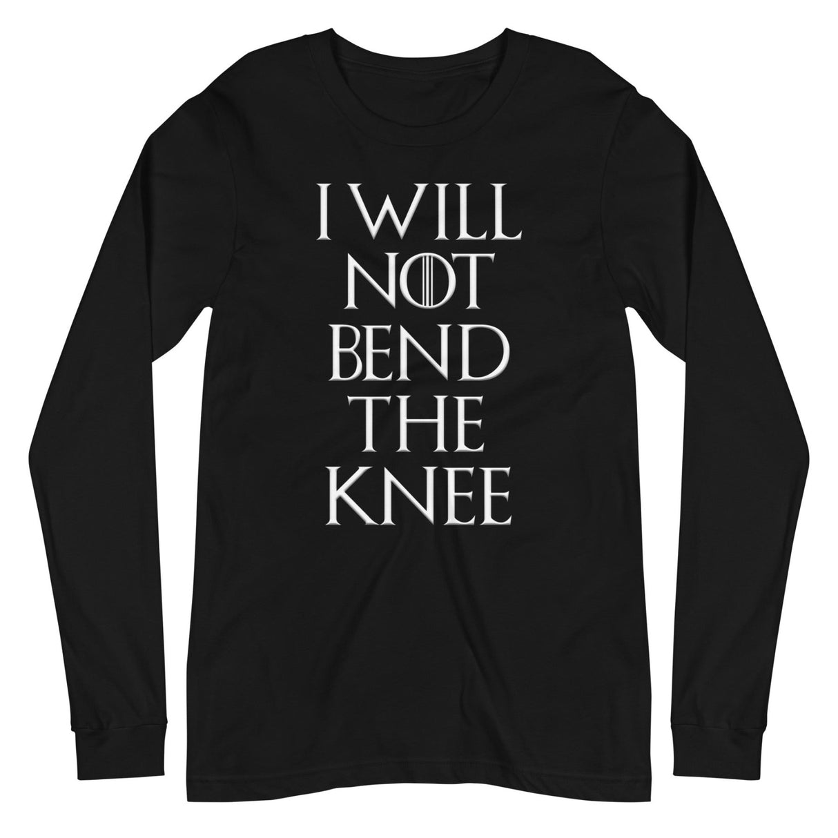 I Will Not Bend The Knee Premium Long Sleeve Shirt