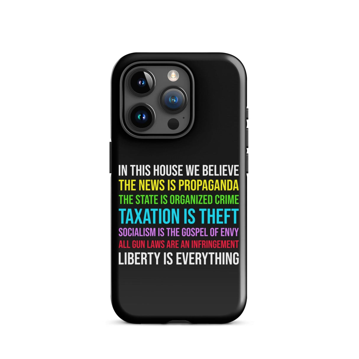 In This House Libertarian Version iPhone® Case