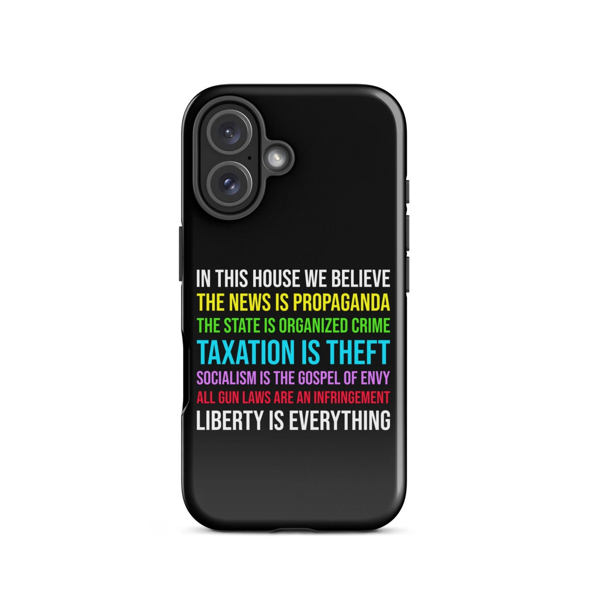 In This House Libertarian Version iPhone® Case