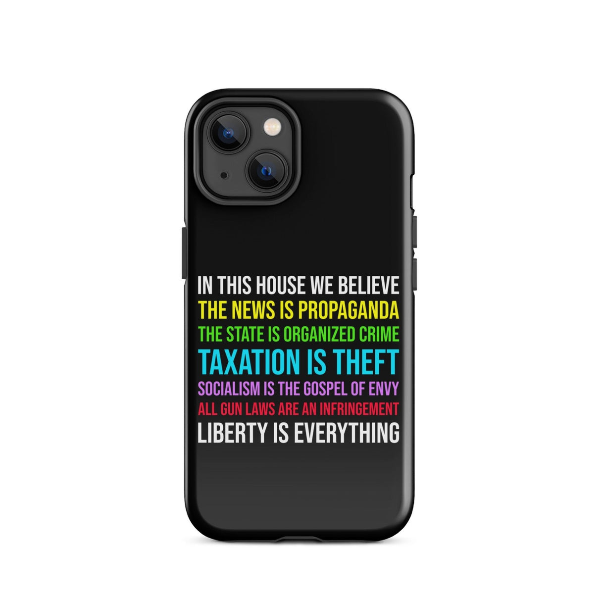 In This House Libertarian Version iPhone® Case