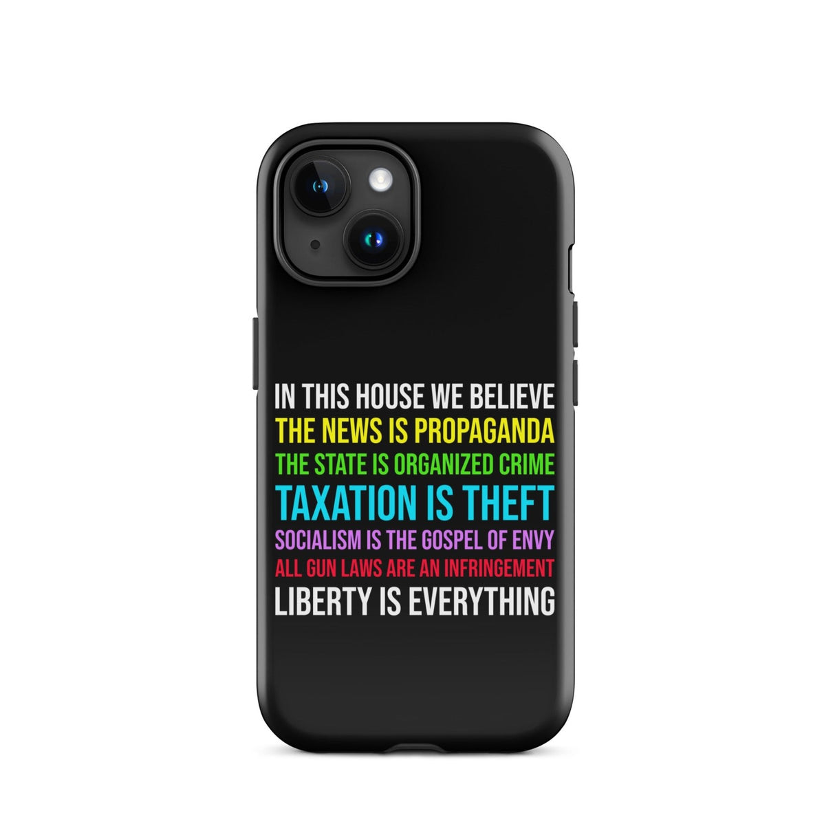In This House Libertarian Version iPhone® Case