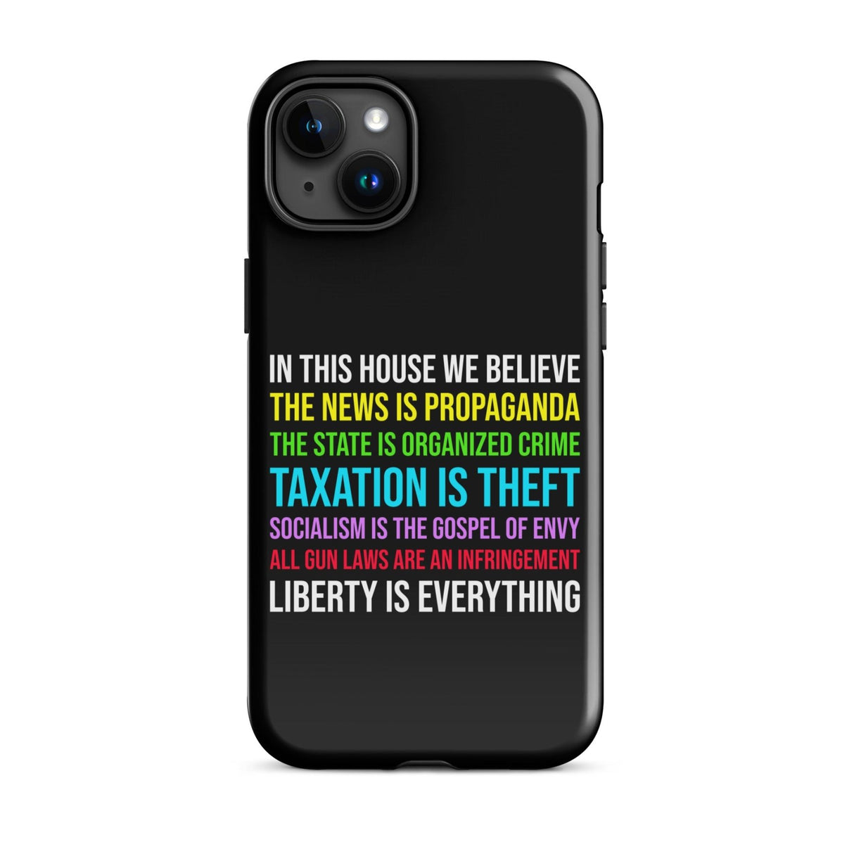In This House Libertarian Version iPhone® Case