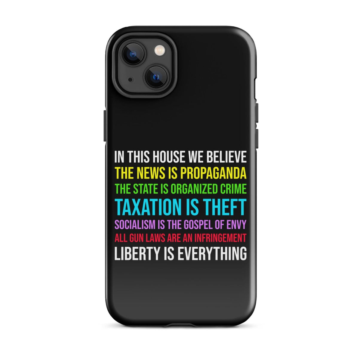 In This House Libertarian Version iPhone® Case