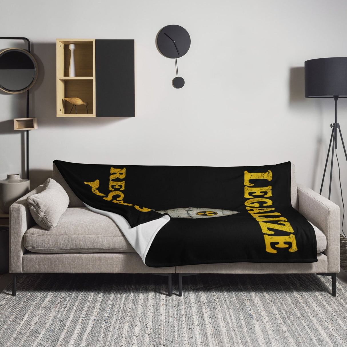 Legalize Recreational Nukes Throw Blanket
