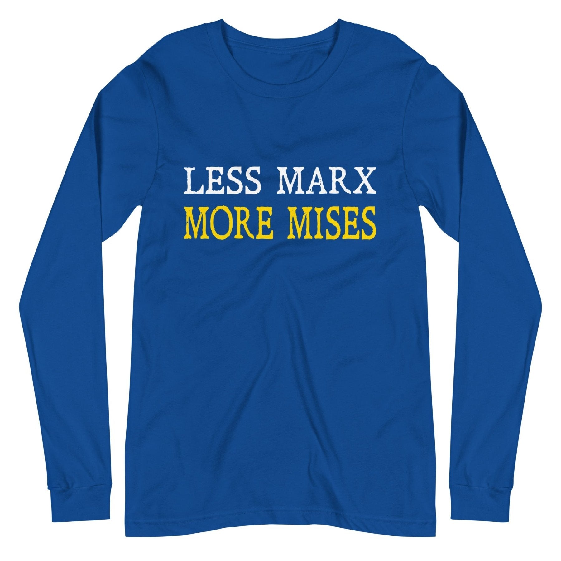 Less Marx More Mises Premium Long Sleeve Shirt