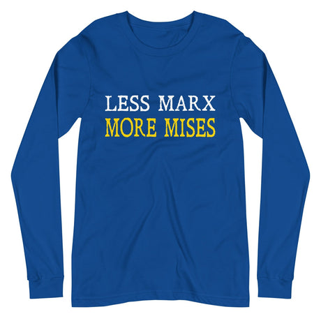Less Marx More Mises Premium Long Sleeve Shirt