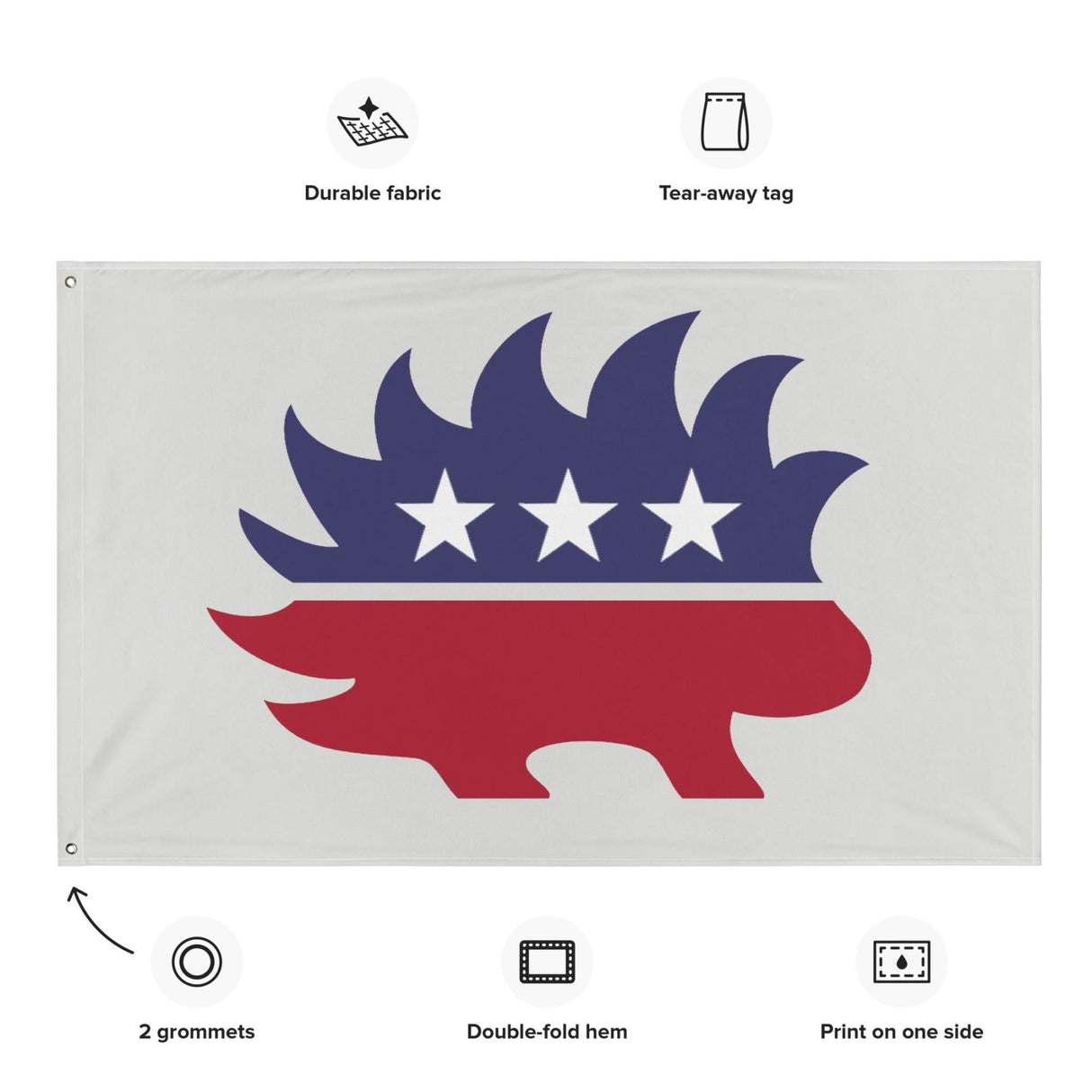 Libertarian Porcupine Flag